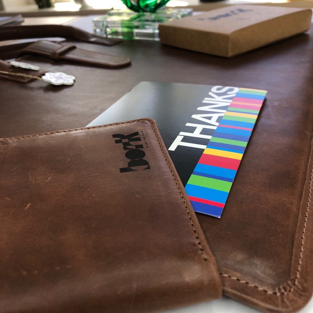 Laptop bag & Wallet | Genuine Leather